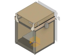 cheap heated enclosure creality ender 5 crealityender5 ender5 engineering chamber 3d print model - Mito3D