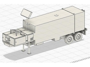 USAF glcm lanciare controllo centro trailer 3d print model - Mito3D
