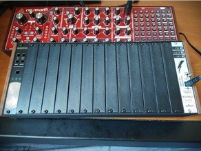 personalizable eurorack panel generador personalizador modular sintetizador openscad 3d print model - Mito3D
