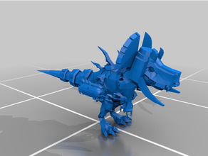 diablosaure warcraft 3d print model - Mito3D