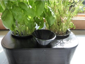 plant watering flowerpot 3d print model - Mito3D