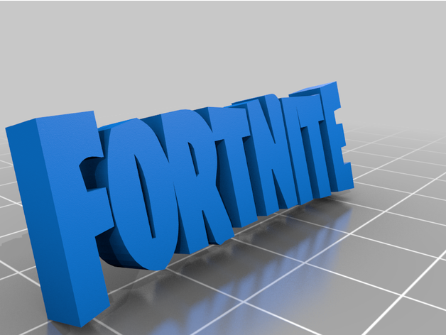 ps 4 controller In piedi fortnite logo ps4 3D print model - Mito3D