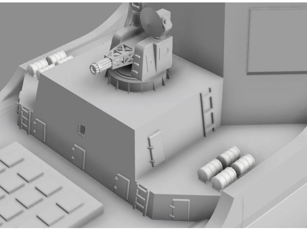 rc ciws Donanma radyo kontrol silah 3D print model - Mito3D