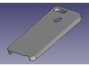 honor 8 lite caso funda smartphone 3d print model - Mito3D