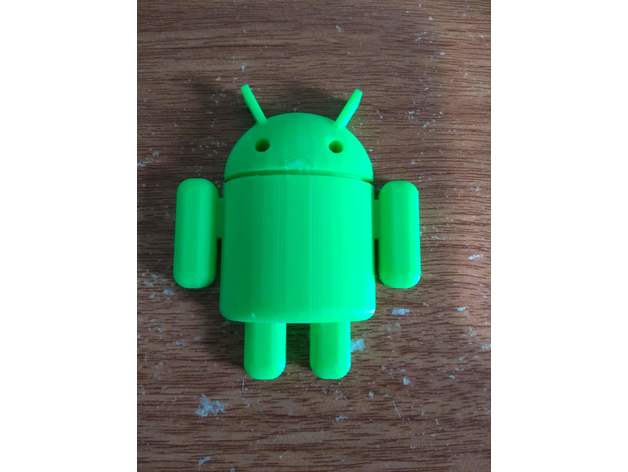 Android magnete 3D print model - Mito3D