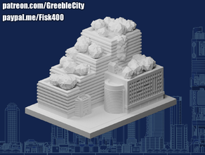 greeblecity branché Bureau 3d print model - Mito3D