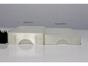 tall lid nozzle case organizer 3d print model - Mito3D