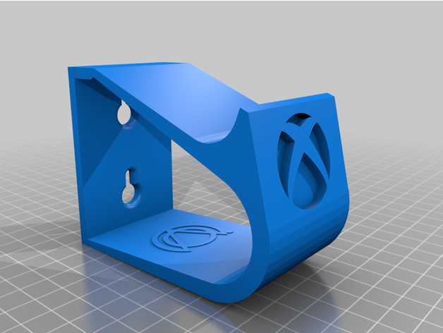 xbox kontrolör duvar binmek 3D print model - Mito3D