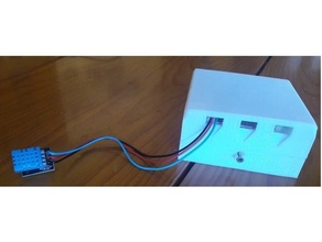 termostat örtmek kılıf esp 01 Relais esp8266 ısıtma sıcaklık kontrol sensör 3d print model - Mito3D