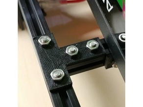 parantez bağlar makerbeam 3d print model - Mito3D