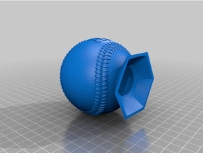 yankees nightlight baseball york 3d print model - Mito3D