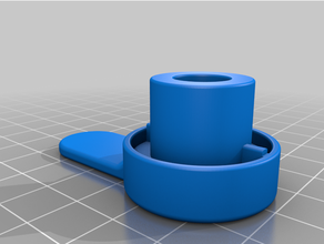 dc24 cable retainer 3d print model - Mito3D