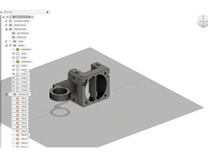 xs5a ezabl petsfang bracket pro tronxy x5sa 3d print model - Mito3D