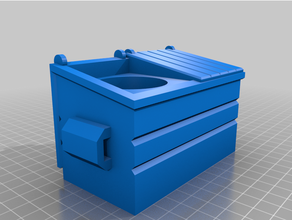 deposito lixo chá luz suporte 3d print model - Mito3D