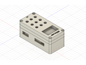 raspberry pi case box camera 096 oled 9 keyboard battery 3d print model - Mito3D