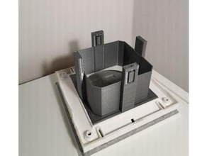 92 mm Ventilator montieren liefern Luft Ventil 3d print model - Mito3D