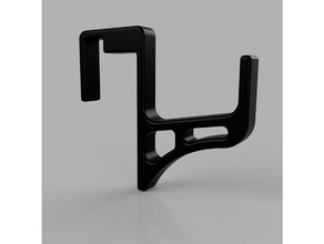 puerta percha soporte f3d fusión 360 paso 3d print model - Mito3D