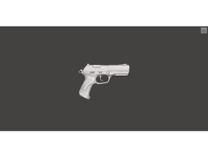 valoroso classico pistola puntello 3d print model - Mito3D