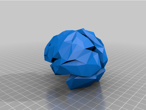 poly cerveau 3d print model - Mito3D