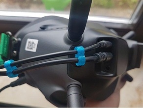 digitapter cable clips dji fpv gafas protección 3d print model - Mito3D
