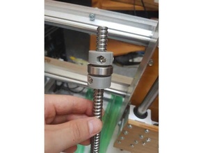 sfu1204 ball screw bearing lock nut 3d print model - Mito3D