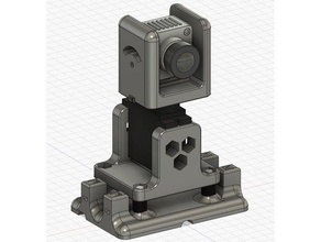 dji air unit - pan camera mount fpv ground traxxas trx4 trx-4 3d print model - Mito3D