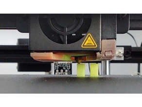 2020 ender 5 cooling fan duct retaining view nozzle 3d print model - Mito3D