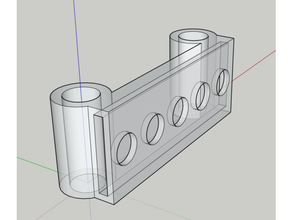 qav cine ws2812 suporte cinewhoop conduziu 3d print model - Mito3D