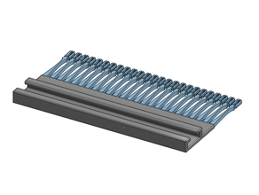 garter bar transfer comb - empisal kh-680 3d print model - Mito3D