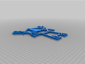 kick buttowski key chain daredevil 3d print model - Mito3D