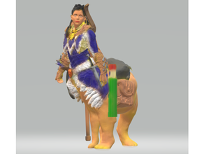 lamia tauric lion huntress giant rat meal dungeons dragons 3d print model - Mito3D