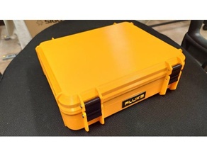 tool box parametric fluke multimeter storage toolbox tools holder 3d print model - Mito3D