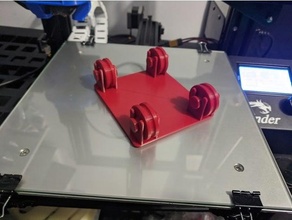 temel tamamen yazdırılabilir kolay biriktirmek Kulp destek 3d print model - Mito3D