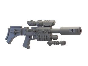 space hobbit bolt action sniper 40k bolter warhammer 3d print model - Mito3D