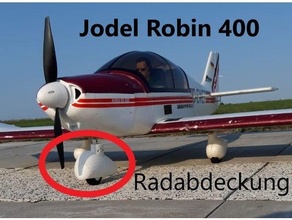 Radabdeckung yodel Robin 400 abdeckung Kasten rad Radschuhe carenagem roda 3d print model - Mito3D