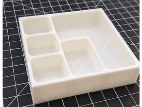small parts tray organizer 3d print model - Mito3D