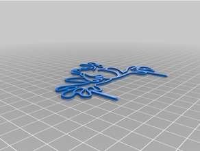 Facile grenouille gâteau topper animal caketopper vert contour plezzer 3d print model - Mito3D
