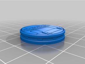 herrisch Miniatur Base 3d print model - Mito3D