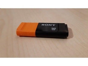 USB cap Sony chiave sostituzione 3d print model - Mito3D