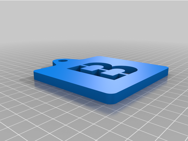 bootstrap logotype 3D print model - Mito3D