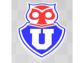 logo universidad Chile emblema 3d print model - Mito3D