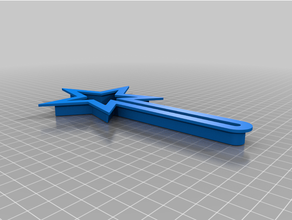 magic wand cookie cutter cookiecutter 3d print model - Mito3D