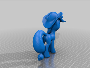 Pony Applejack mlp mlpfim Modell Mylittlepony 3d print model - Mito3D