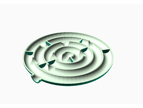 enigma segredo rolando bola Labirinto 3d mármore caixa 3d print model - Mito3D