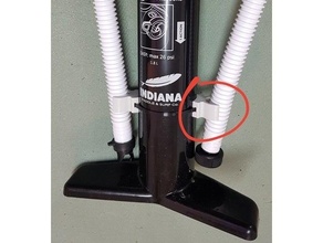 yasphh pompa tubo flessibile titolare supporto morsetto Indiana zucca 3d print model - Mito3D