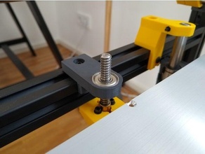 z-axis lead screw bearing holder anti-wobble hypercube evolution hevo hevo3d 3d print model - Mito3D