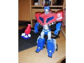 transformers animated optimus prime axe 3d print model - Mito3D