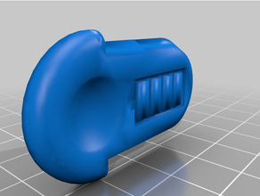 18650 battery storage lid thumb grip case 3d print model - Mito3D