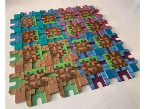 tavola gioco Minecraft tavolo jeux altopiano ravensburger 3d print model - Mito3D