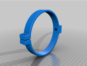 tal-1 telescope mounting ring 3d print model - Mito3D